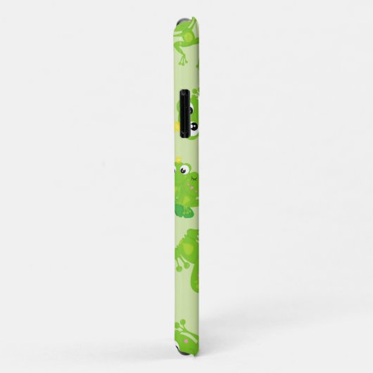 カエル柄、かわいいカエル、グリーンカエル、カエルの王子 Case-Mate iPhoneケース (裏面/右)