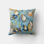 カエル歌舞伎俳優国芳・浮世絵 クッション (裏面)