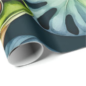 カエル水彩アート ラッピングペーパー (ロールコーナー)