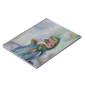 カエル水彩画ノート ノートブック (左側)