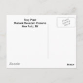 カエル池はがき ポストカード (裏面)