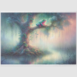 カエル沼のデコパージュ 薄葉紙