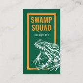 カエル沼ライフユニーク自然恋人 名刺 (裏面)