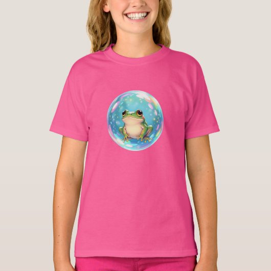 カエル泡 Tシャツ (正面)