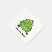 カエル漫画 スタンダードカクテルナプキン (角)