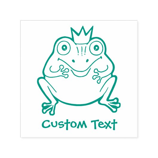 カエル漫画 セルフインキングスタンプ (デザイン)