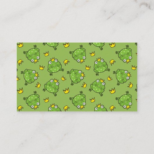 カエル漫画 名刺 (裏面)