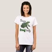 カエル熱狂するガエルの恋人のギフト Tシャツ (正面フル)