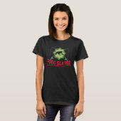 カエル狩りと魚釣りカエルSlayer Tシャツ (正面フル)