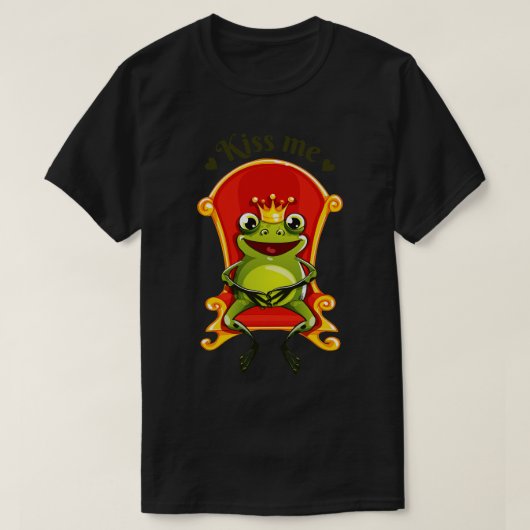カエル王キスME Tシャツ (デザイン正面)