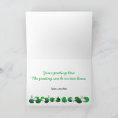 カエル王子と人魚あいさつカード カード (内部)