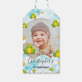 カエル王子の水色の空 ギフトタグ