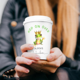 カエル王子の赤ちゃんシャワーを浴びる 紙コップ