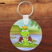 カエル王子キーチェーン キーホルダー (正面)