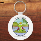 カエル王子キーチェーン キーホルダー (正面)