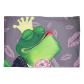 カエル王子ピローケースキスおもしろい- 枕カバー (裏面)