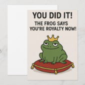 カエル王室のの承認 シーズンカード (正面/裏面)