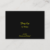 カエル目ATC 名刺 (裏面)