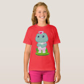 カエル看護メモ Tシャツ (正面フル)