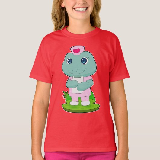 カエル看護メモ Tシャツ (正面)