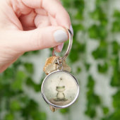 カエル瞑想タンポポ キーホルダー (手)