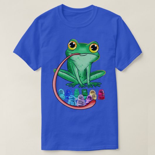 カエル碍子 Tシャツ (デザイン正面)