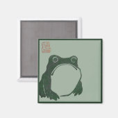 カエル禅定磁石 マグネット (正面/裏面)