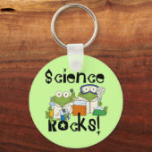 カエル科学の石 キーホルダー (正面)