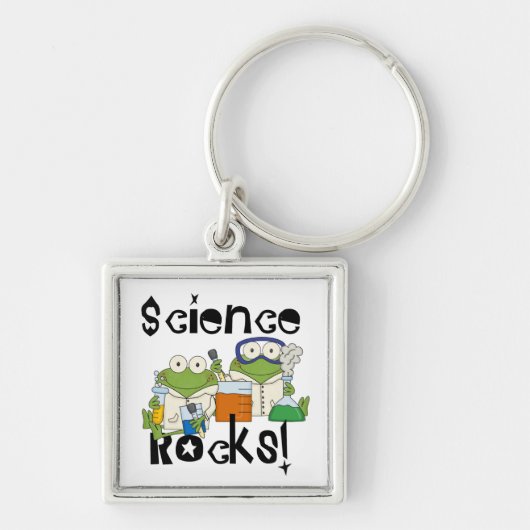 カエル科学の石 キーホルダー (正面)