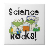 カエル科学の石 タイル (正面)