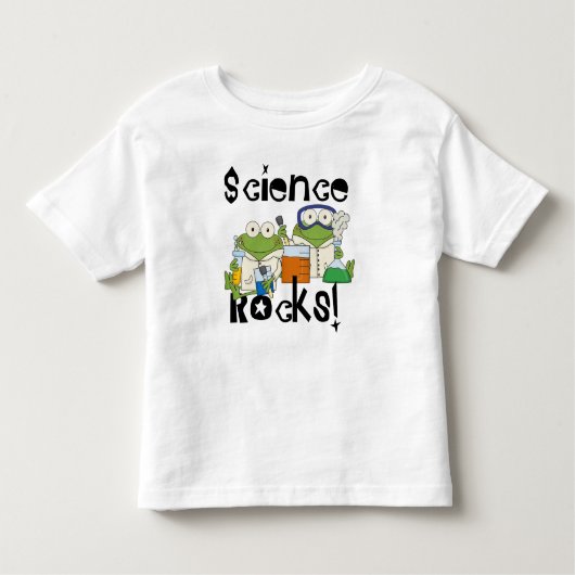 カエル科学の石 トドラーTシャツ (正面)