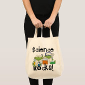 カエル科学の石 トートバッグ (正面(商品))