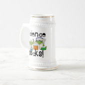 カエル科学の石 ビールジョッキ (正面左)