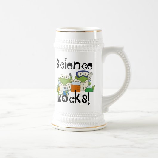 カエル科学の石 ビールジョッキ (右)