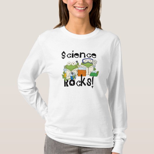 カエル科学の石 Tシャツ (正面)