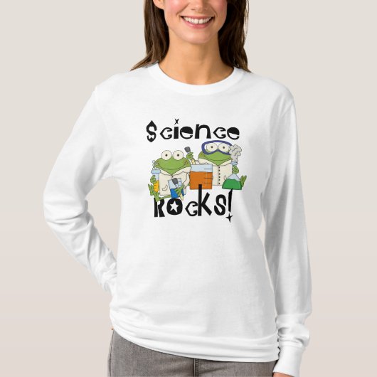 カエル科学の石 Tシャツ (正面)