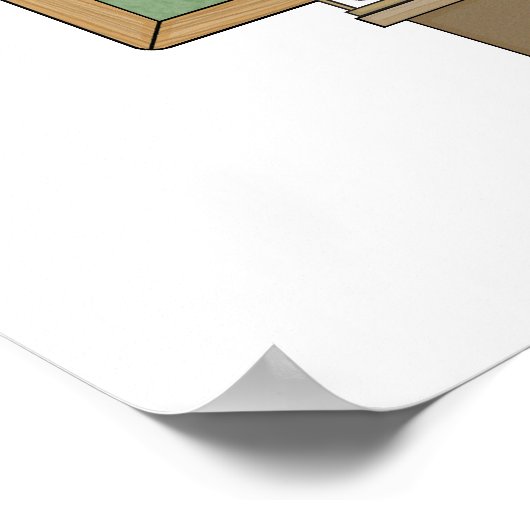 カエル科学先生 ポスター (角)