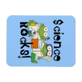 カエル科学岩石 マグネット (横)