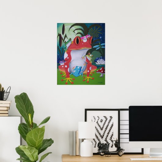 カエル科 ポスター (ホームオフィス)