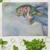 カエル種子キーパースケッチティータオル40.6 cm x 61 cm キッチンタオル (折り畳み)