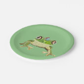 カエル紙プレート ペーパープレート (アングル)