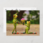 カエル結婚の提案 案内ポストカード (正面/裏面)