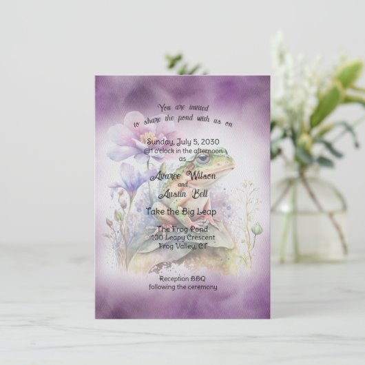 カエル結婚の 招待状 (スタンド正面)