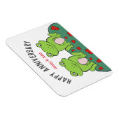 カエル結婚夫婦の記念日 マグネット (右側)