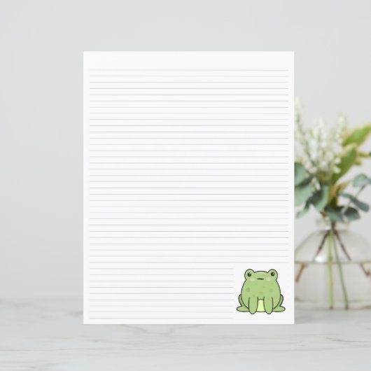 カエル罫線 (スタンド正面)