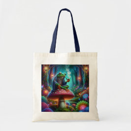 カエル考え入り トートバッグ
