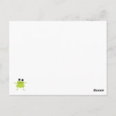 カエル葉書 ポストカード (裏面)