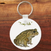 カエル規則キーチェーン キーホルダー (正面)