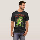 カエル試験日テストデーに積極的に監視する Tシャツ (正面フル)