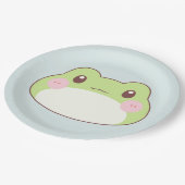 カエル誕生日キッズルームウォールアート紙プレート ペーパープレート (アングル)